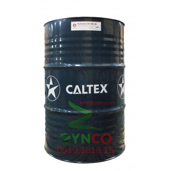 Dầu Thủy Lực Caltex Hydraulic Oil AW 46 18 lít 208 lít